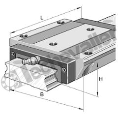 KWVE15-W-V1-G3 CHARIOT GUIDAGE 4 PISTES A BILLES I
