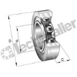 LR200-X-2RSR GALET INA