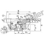 KWVE20-B-L-V2-G3 CHARIOT GUIDAGE 4 PISTES A BILLES I