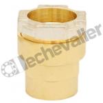 02F-6050 RACCORD A COMPRESSION D60 POUR TUBE FER D60 / F2 - LAITON