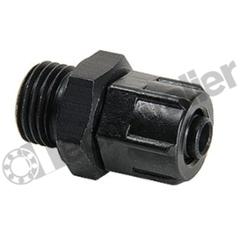 PERMA RACCORD FLEXIBLE D8 *101391 RACC.MALE DROIT G1/4 ALU/PLAST