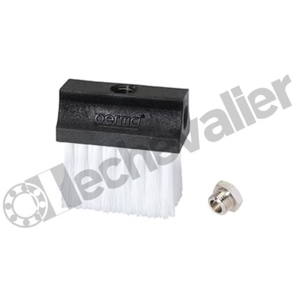 PERMA BROSSE 80°C *101520 BROSSE 60X30MM G1/4 DBLE FILETAGE