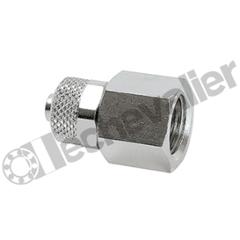 PERMA RACCORD FLEXIBLE D8 *104821 RACC.FEM DROIT G1/4 LAIT.NICKELE