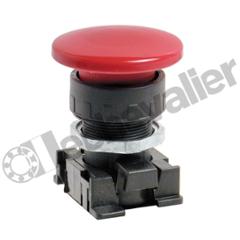 200-975 BOUTON COUP DE POING ROUGE 22,5mm - CAMOZZI