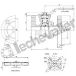 RTSSBI.DN125PN16 RTS SPLIT-BODY INOX -29 à +204°C TFM1600 FAF:325mm