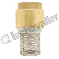 CPDCYLI.4 CLAPET PIED CREPINE LAITON CW 617N / INOX - PS:6Bars