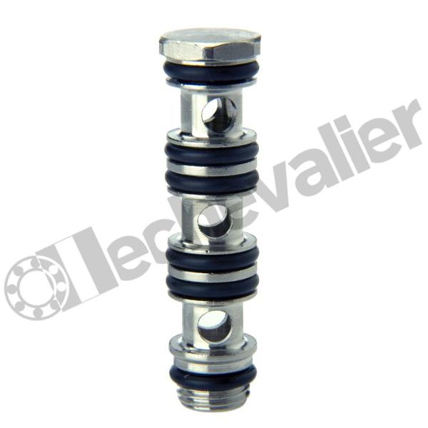 7632 03-1/4 VIS CREUSE TRIPLE 1/4 M1/4 BSPP LAITON - CAMOZZI