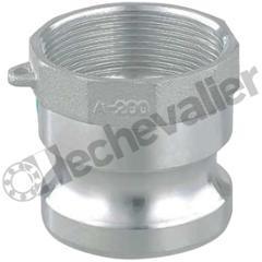 RCAA.1 ADAPTEUR TYPE A DN25 ALUMINIUM - FEMELLE 1 - DIN2828