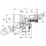 9412 12-M16X1,5R. CAMOZZI
