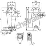 CHT MV 50 BRAS BRAS DE REACTION CHIARAVALLI