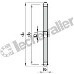 D06B1 Z10 DISQUE 9,52 10 DENTS