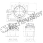 ESA-P2B-TRB-3 PALIER AUTOALIGNEUR TIMKEN