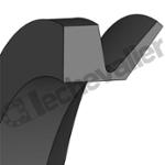 V1200A NBR JOINT V-RING PROFIL A NITRILE