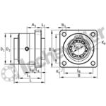 KFB25-B-PP-AS PALIER COMPLET INA