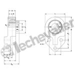 NAU4LKBFBQK206 PALIER POLYMERE/INOX TIMKEN
