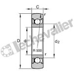 LR200-X-2RSR GALET INA