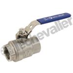VBSIFF.1-1/4 VANNE 1/4T FF INOX 316 PI - PN50 - TMS -20 A + 180°C