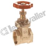 VOLT.3/8 VANNE OPERCULE LAITON TARAUDEE - PN10 - FAF=33mm - ADG