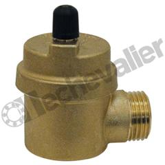 917-12 PURG AIR AUTO EQUERRE M3/8 SORTIE VERTICAL - LAITON BRUT