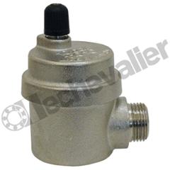 917-12-N PURG AIR AUTO EQUERRE M3/8 SORTIE VERTICAL - LAITON NICKELE