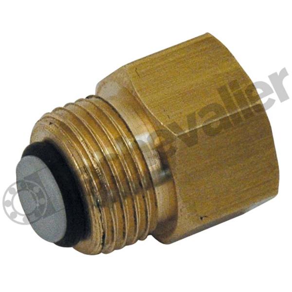 918-15-N CLAPET ANTI-RETOUR MF1/2 CORPS DROIT - LAITON NICKELE