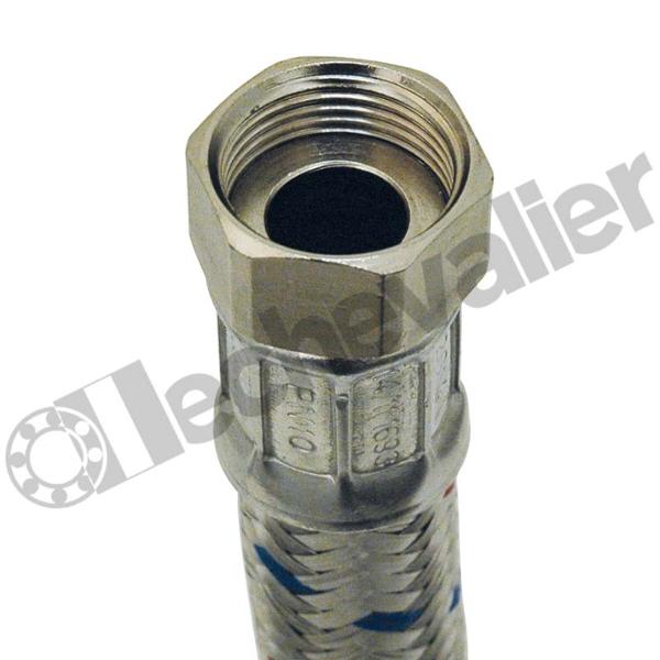 FLEXIBLE CHAUF. INOX FF 1X100cm AGREE CSTB/ACS - PMS:10B TMS:110°C
