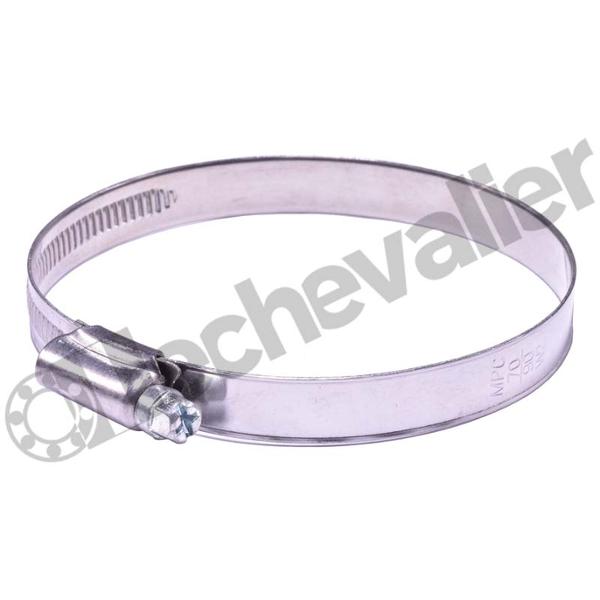 CBPI.32-50 COLLIER BANDE PLEINE AISI-304 - 12mm - PLAGE 32-50mm