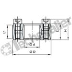 RCK40 30X55 FRETTE DE SERRAGE CHIARAVALLI