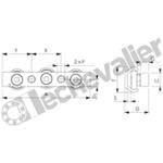 CES30-80-2Z CHARIOT 3 GALETS ROLLON