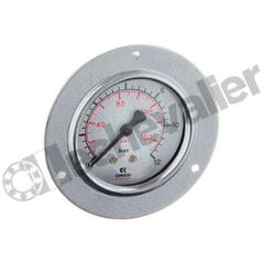 M043-F12 MANO. FACADE D40 0-12B RAR. 1/8 - BOITIER INOX - CAMOZZI