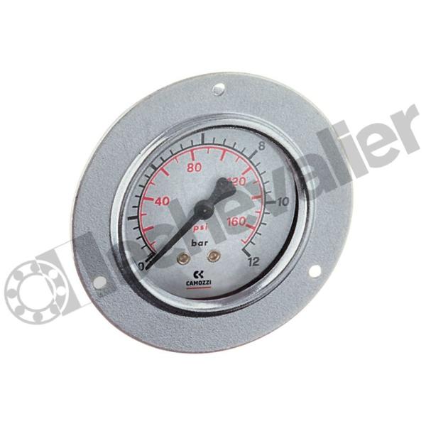 M043-F12 MANO. FACADE D40 0-12B RAR. 1/8 - BOITIER INOX - CAMOZZI