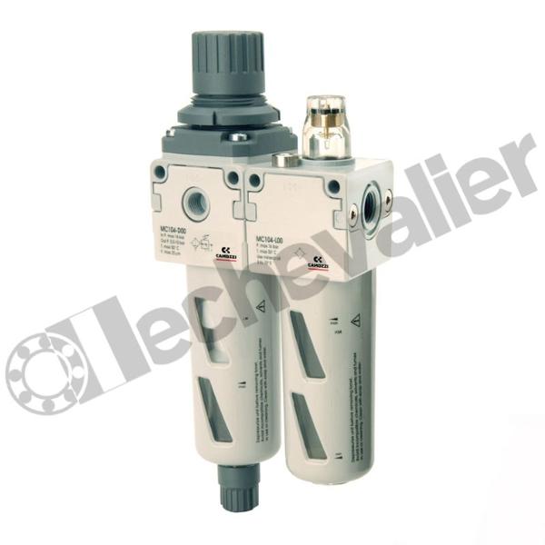 MC104-C25 FR.L. 0,5-10B 25 MIC. 1/4 ENSEMBLE FR+L - CAMOZZI