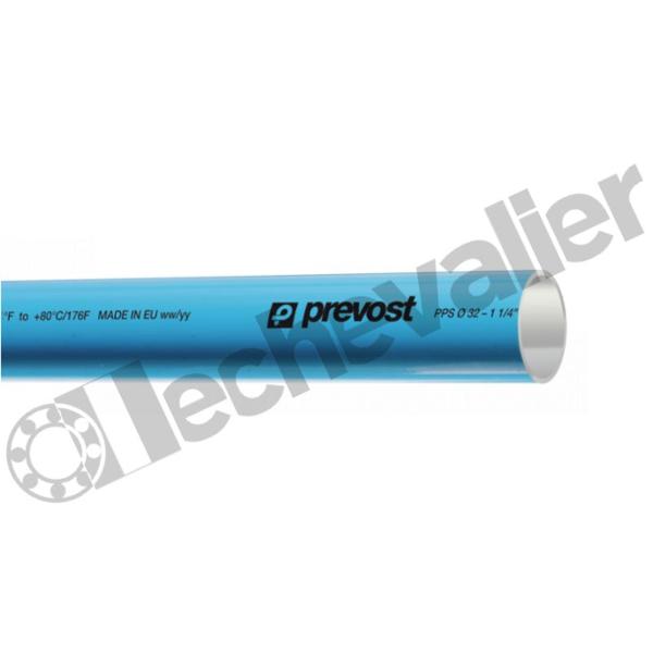 PPS BTU4055 TUBE ALU D40 L=5,5M PEINTURE EPOXY BLEUE - PREVOST