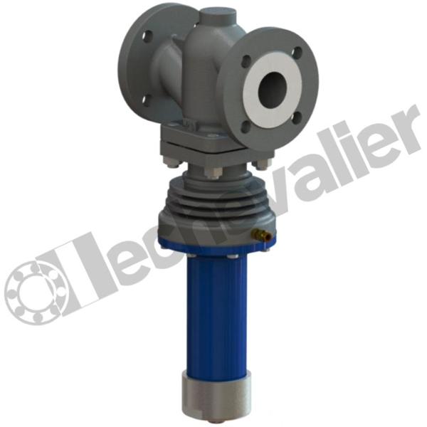 PRDX.20PN40R4 DETENDEUR VAPEUR DN20 Kv=4,9 0,8 à 6,8B FAF=150mm - SART