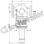 PRDX.50PN40R4PI DETENDEUR DN50 P.I. Kv=36 1,6 à 6,3B FAF=230mm - SART
