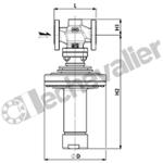 PRDX.20PN40R4 DETENDEUR VAPEUR DN20 Kv=4,9 0,8 à 6,8B FAF=150mm - SART