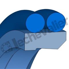 PT1 80X92.2X7.7 PTFE/NBR JOINT RACLEUR DLE MERKEL - 24275350