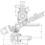 B22.100D59C75L ROBINET 3P BW INOX EMBOUT ASME BPE - CE1935 - GEMU
