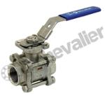 RTSIFF.1-1/2.3PM VANNE 1/4T FF INOX -20 à +180°C - PI - PN64 - PTFE+FV