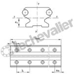 LFS32-E-RB RAIL DE GUIDAGE INOX LE M. - INA