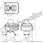 SRBC-CA3-YR90-MW-22A-1W-C2P20 IP67 VDI/VDE 3845 - 2XNO+NF - FESTO
