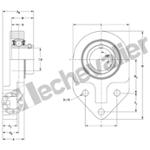 SUCBFBQK204/FVSL613 PALIER INOX TIMKEN