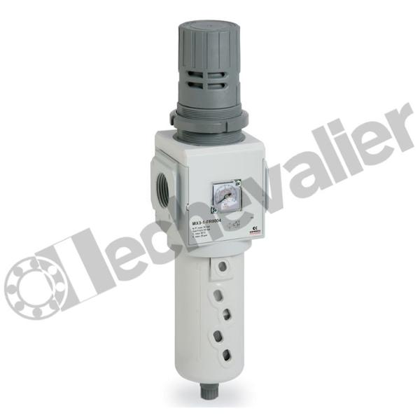 MX3-3/4-FR0304 FR. 0,5-10B 25 MIC. A MANO - PURGE AUTO - CAMOZZI