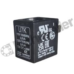 U7K BOBINE 115V AC / 125V AC - PET 3,8VA/5,5VA - DIN 43650B - CAMOZZI