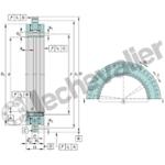 YRTC100-XL-VSP-PRL50 ROULEMENT INA