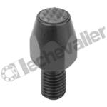 K0296.123 PIED M12 H=25, FORME:B ACIER DE TRA