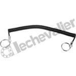 K0367.10200 CABLE SECURITE SPIRALE L=200 POLYUR