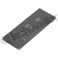 K0757.0101 VERNIER AUTOADHESIF L=40 ALUMINIUM,