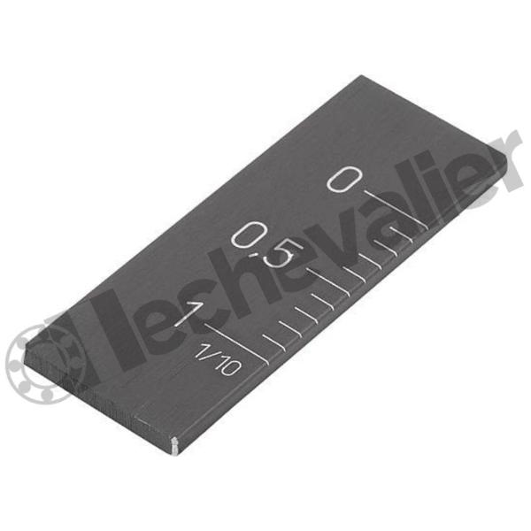 K0757.0101 VERNIER AUTOADHESIF L=40 ALUMINIUM,