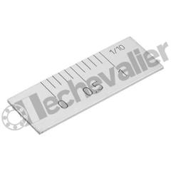 K0759.0001 VERNIER AUTOADHESIF L=40 ACIER INOX